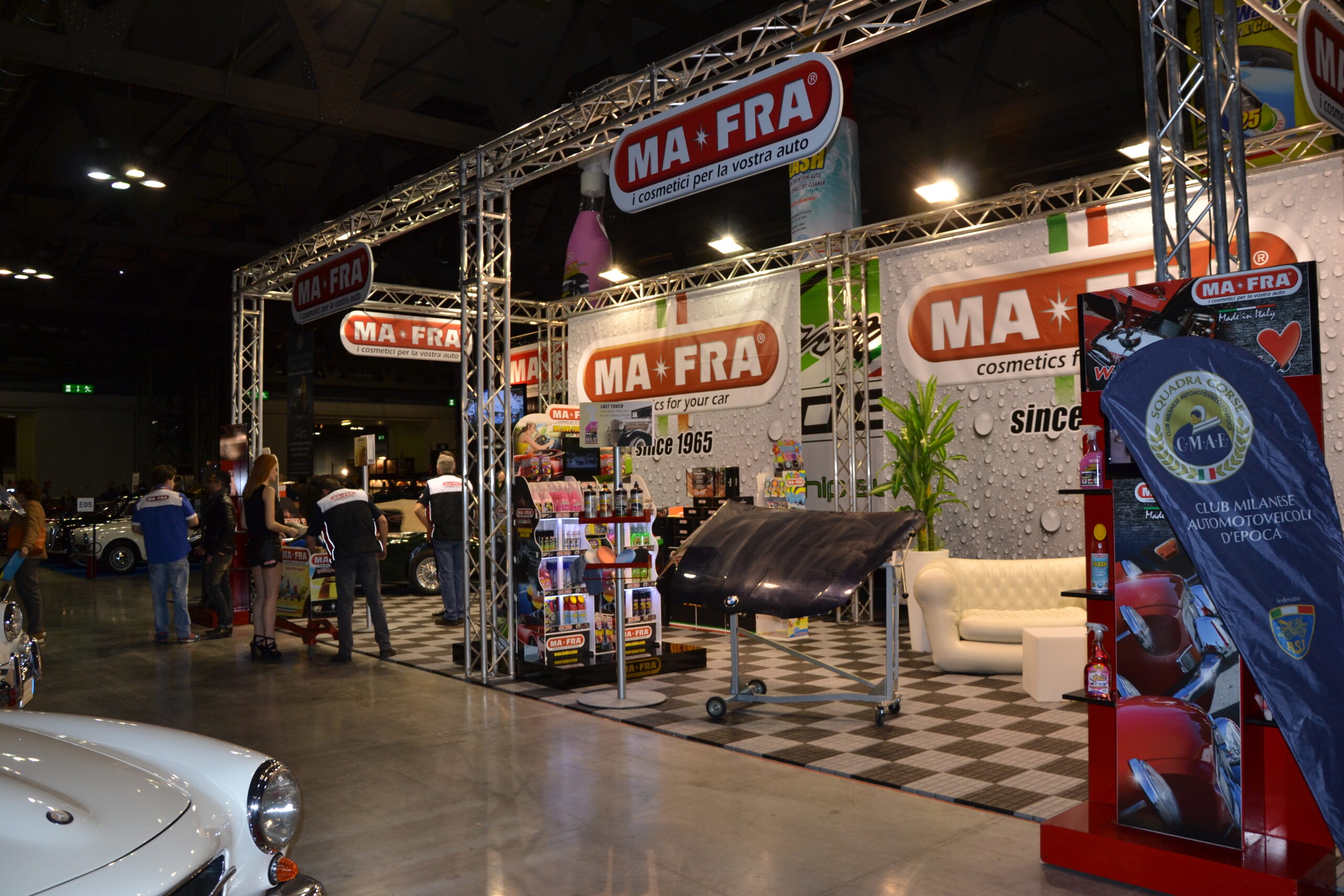 Mafra e #Labocosmetica al Milano Auto Classica 2016
