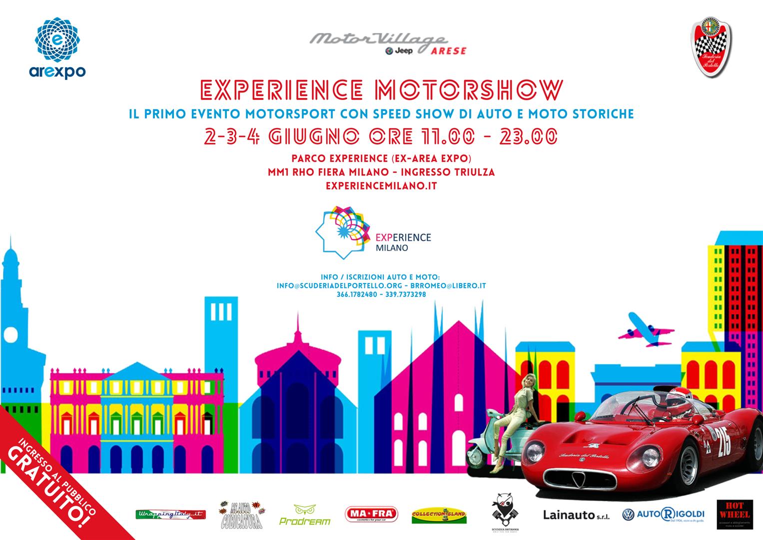 Tre giorni di passione con l’experience motorshow