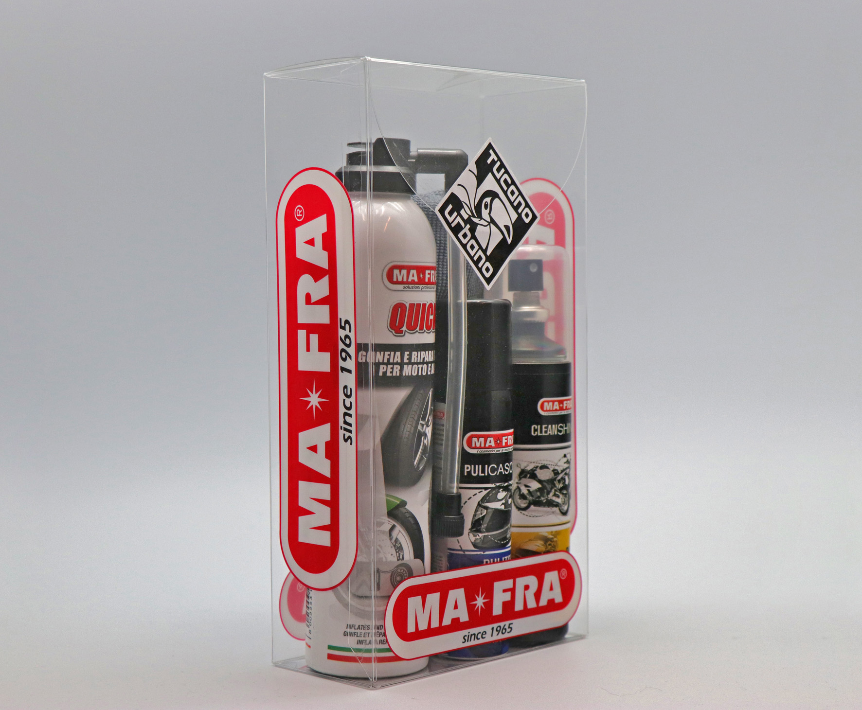 Tucano Urbano si affida a MAFRA per il kit di cura e manutenzione della moto