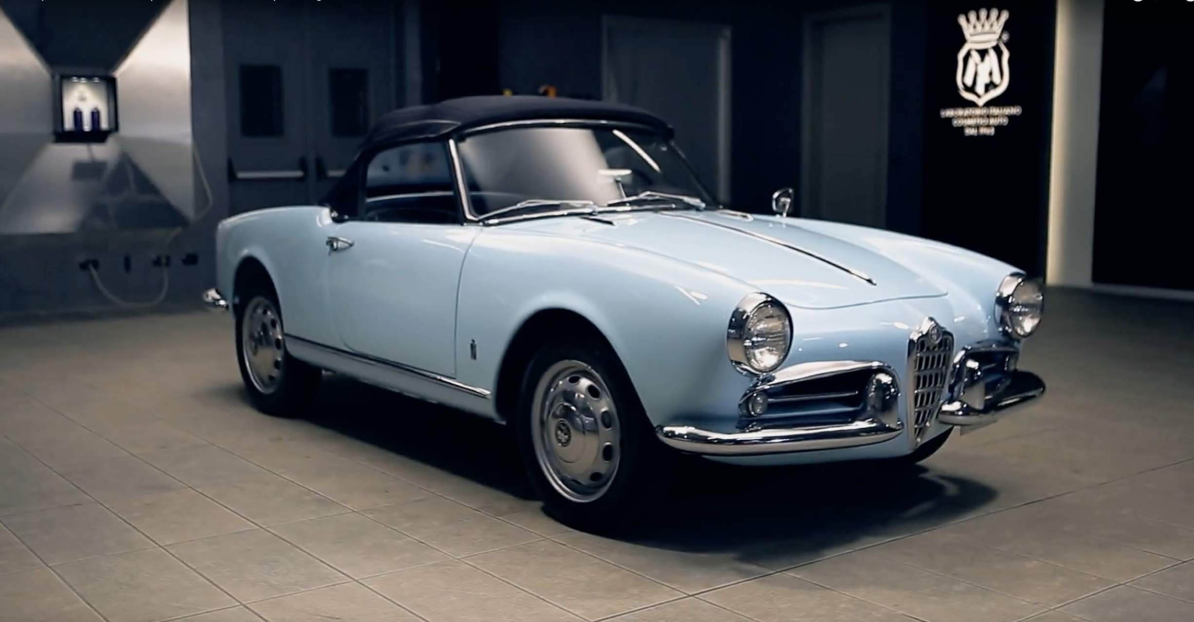 Con #Labocosmetica, l’Alfa Romeo Giuletta Spider del 1958 torna a splendere, pronta a farsi ammirare ai raduni delle auto d’epoca