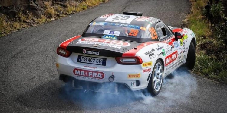 Team Bernini Rally | Fiat 124 Abarth pilota Andrea Nucita