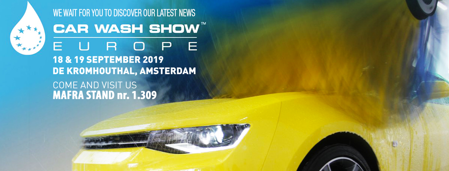 Car Wash Show Europe Amsterdam 2019, Mafra va, dove la porta il lavaggio!