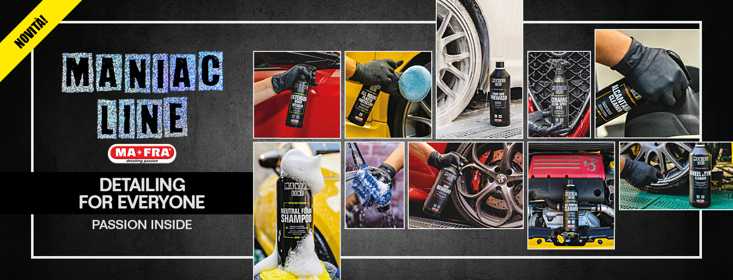 Maniac line - Detailing per tutti