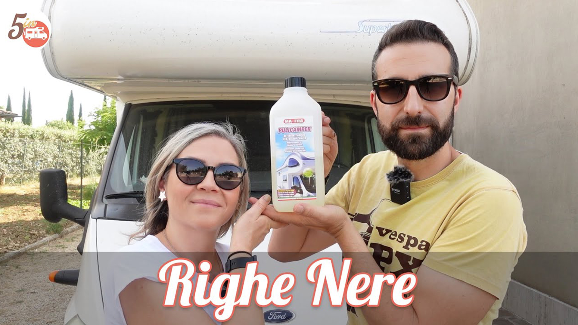 Come rimuovere le righe nere dal camper con Pulicamper
