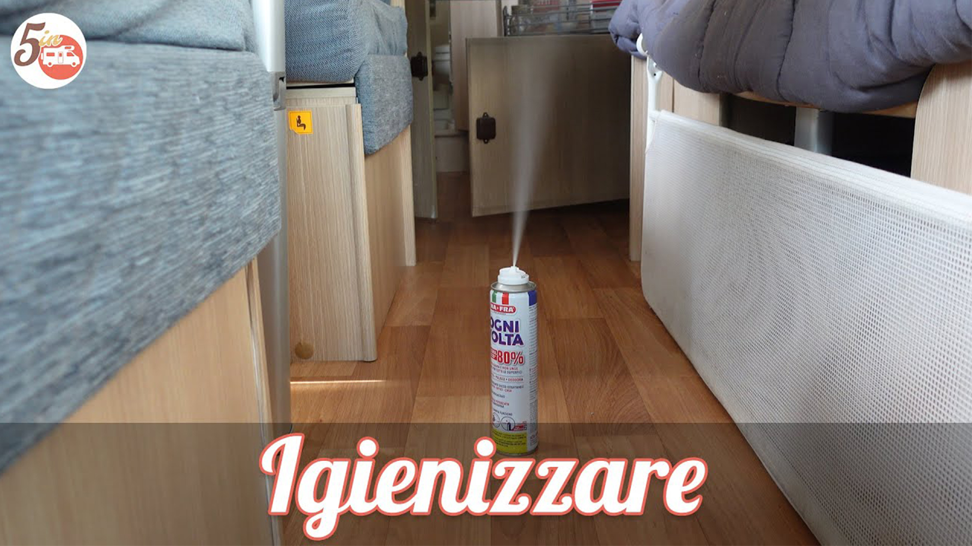 Come svolgere una corretta igienizzazione del camper