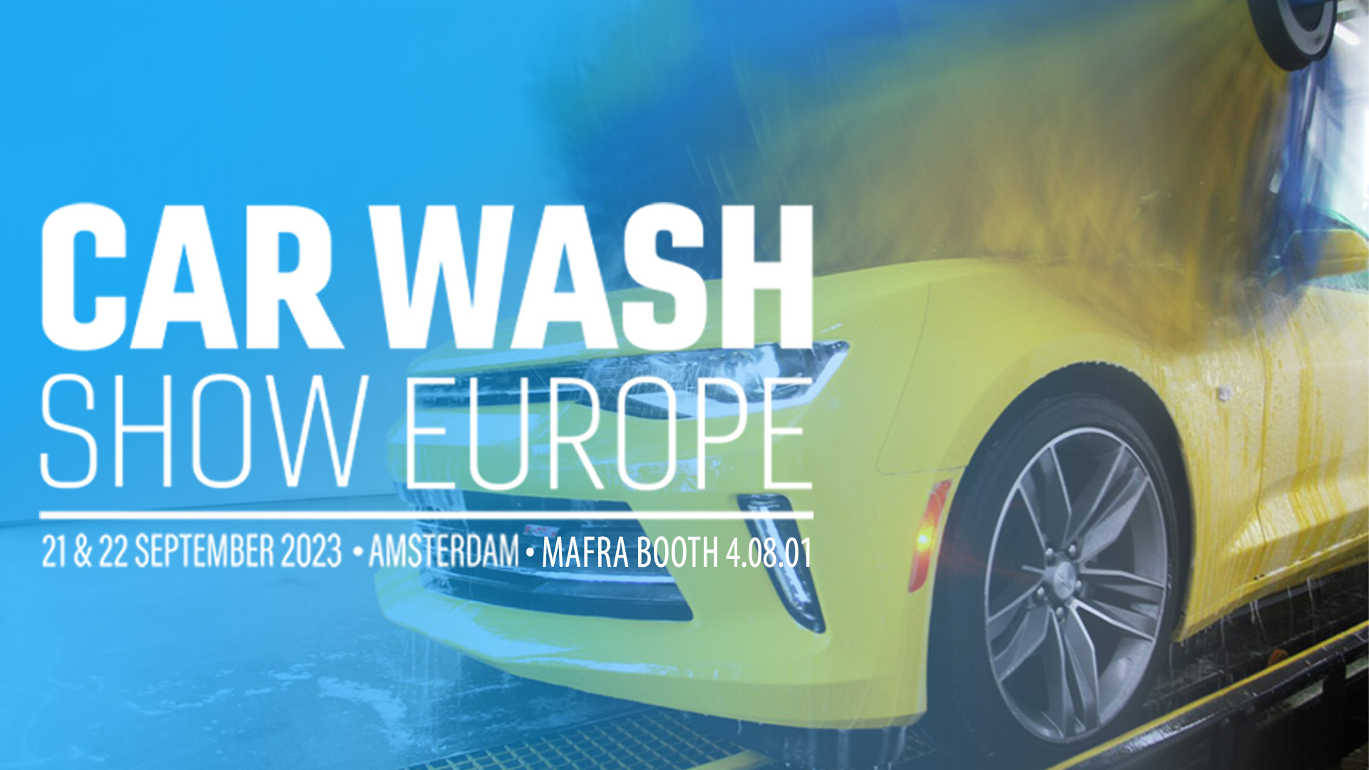 Car Wash Show Amsterdam 2023, scopri le novità Mafra