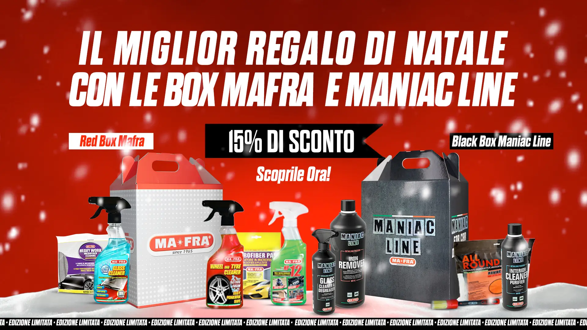 Feste indimenticabili con i Kit di Natale Mafra e Maniac Line!