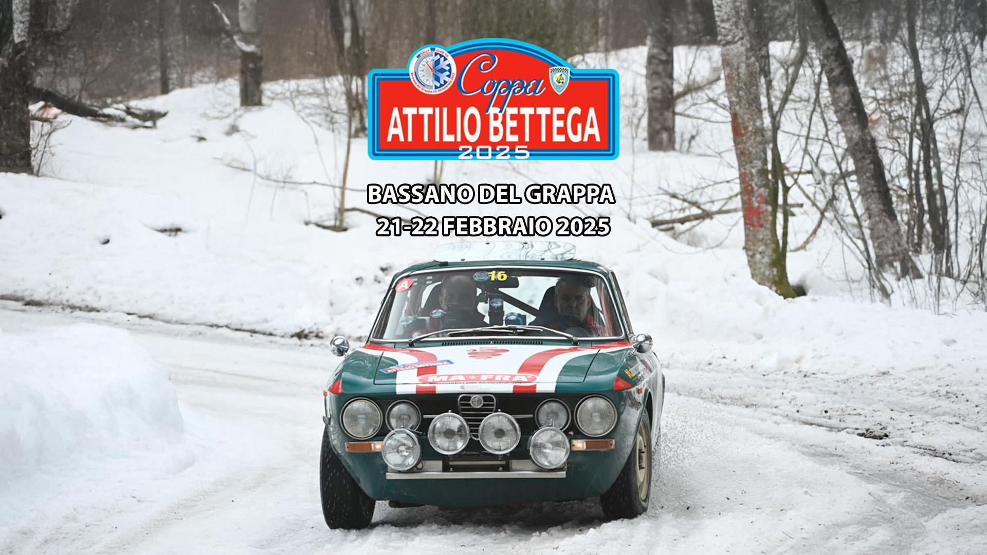 Mafra sponsor della Coppa Attilio Bettega 2025 – Rally storico e regolarità su neve