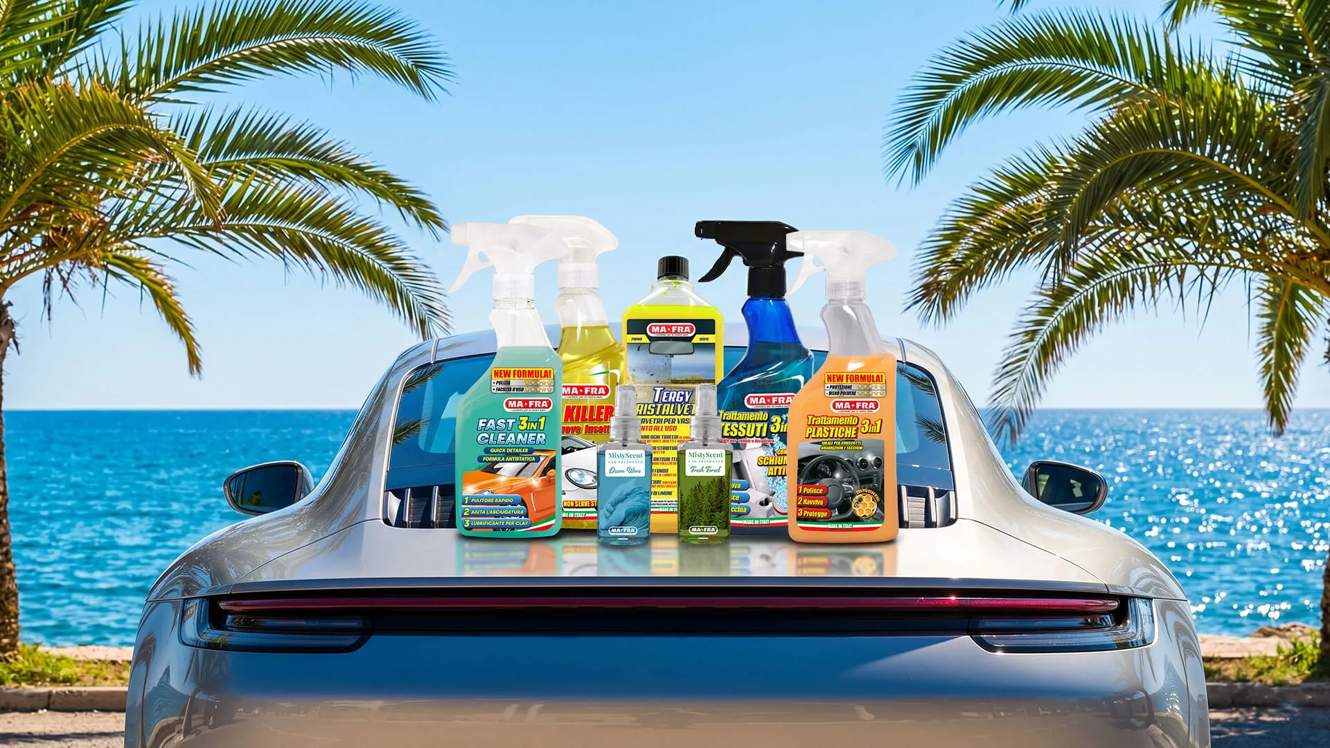 Prodotti per proteggere l'auto in estate