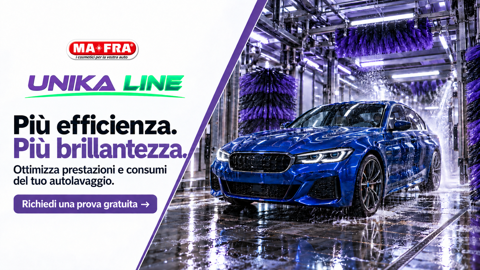 UNIKA Line: come migliorare efficienza, prestazioni e consumi di un autolavaggio professionale