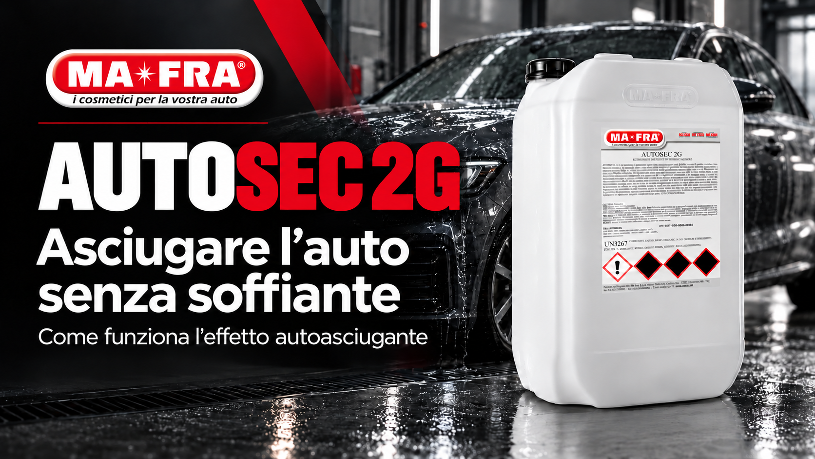 Asciugare l’auto senza soffiante: come funziona AUTOSEC di MA-FRA
